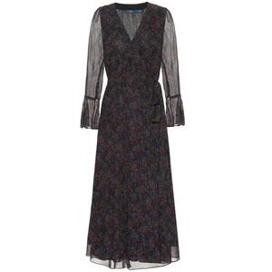 Polo Ralph Lauren Floral Georgette Wrap Dress Size 2